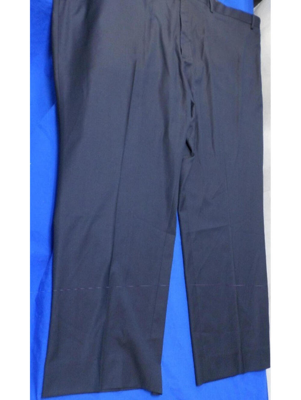 DESIGNER ROUNDTREE & YORKE TRAVELSMART POLY BLEND DRESS CASUAL BLUE PANTS 56x30